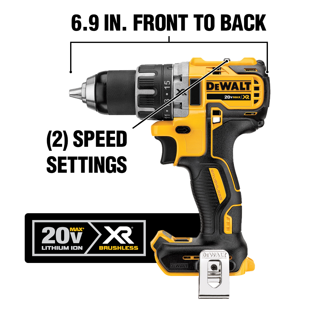 Dewalt Volt Max Xr Lithium Ion Cordless Brushless Drill Impact Combo