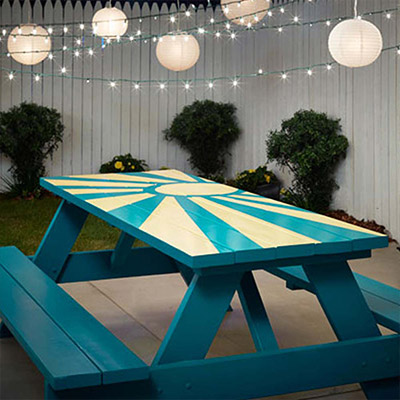 Picnic Table Decorating Ideas