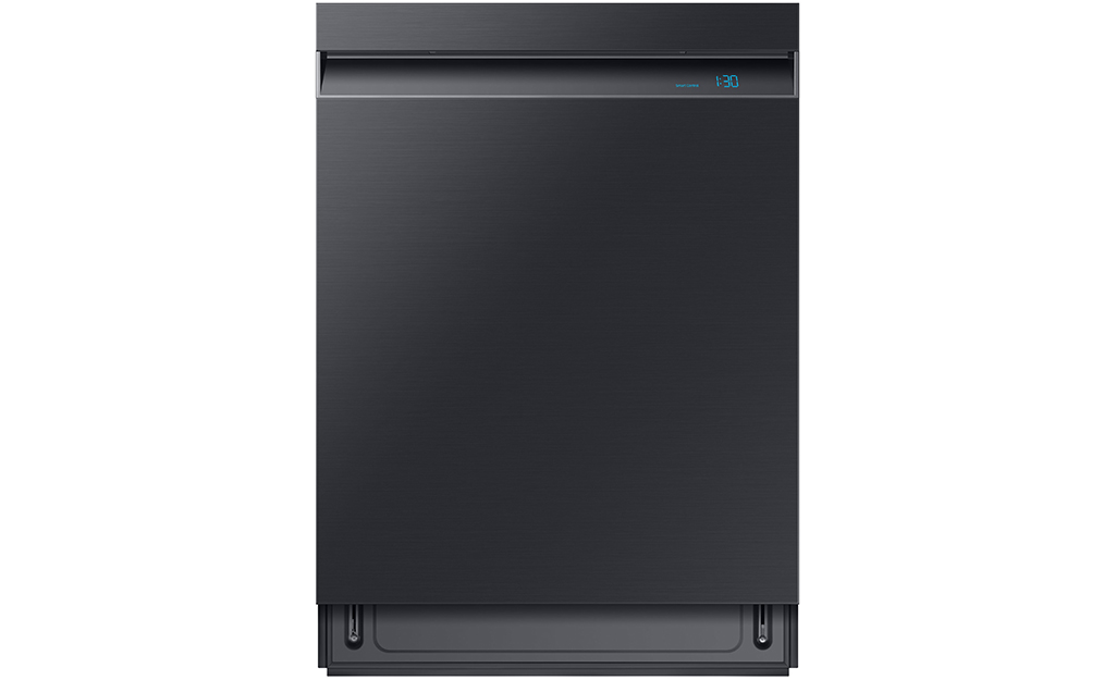 A black dishwasher.