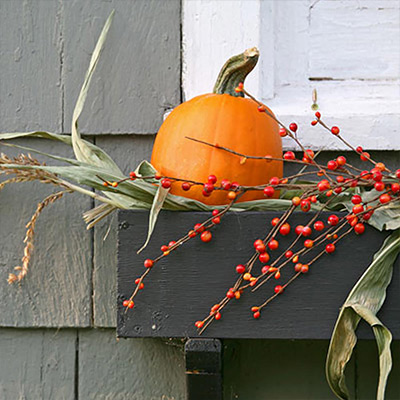 DIY Fall Window Boxes