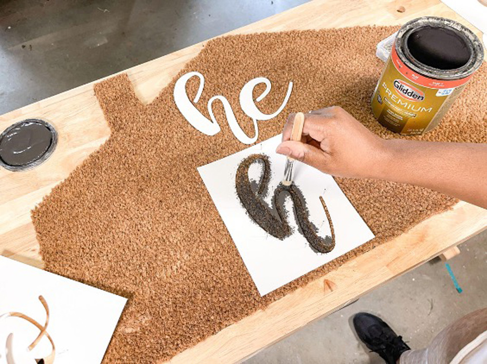 How to Make a DIY Welcome Mat - The Home Depot