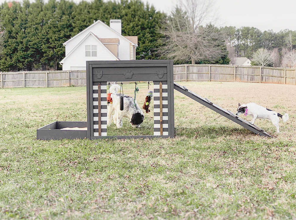 How to Make a DIY Dog Playground for Your Backyard!