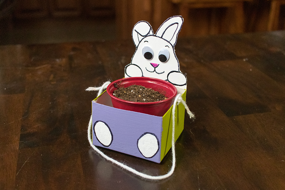 Home DEPOT Kids Workshop Kit April 2021 Bunny Hanging Planter for sale online 