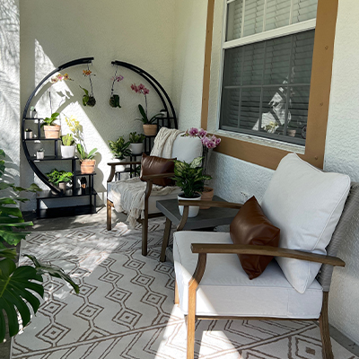 Spring Front Patio Makeover