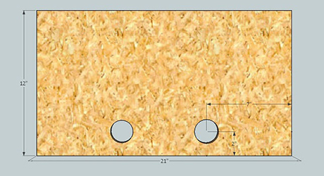 Drill the Holes for Air Flow Drill the Holes for Air Flow