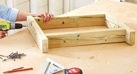 DIY Potting Bench - The Home Depot