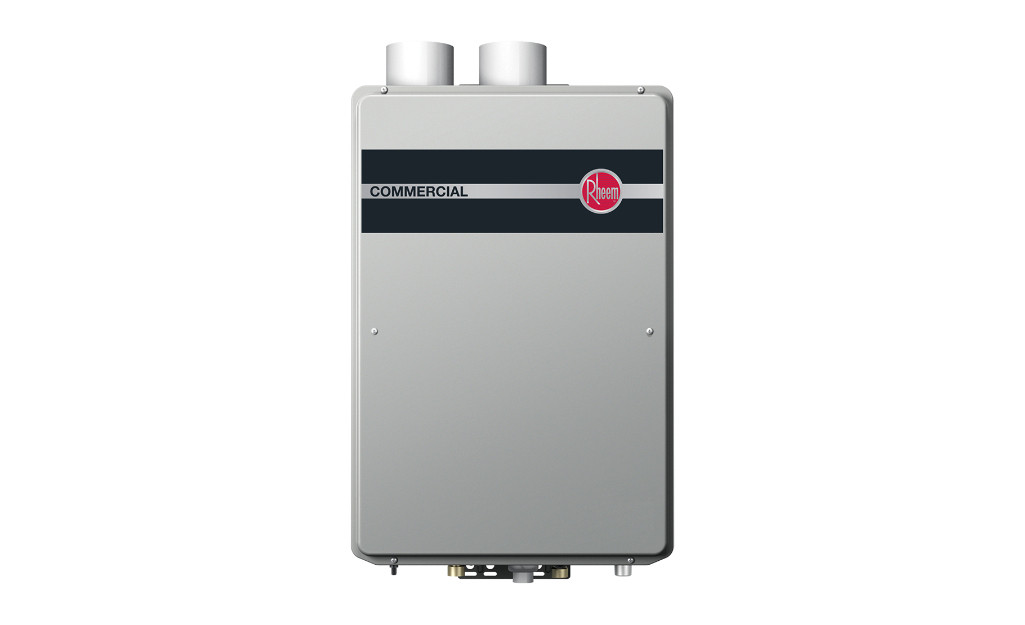 A tankless water heater.