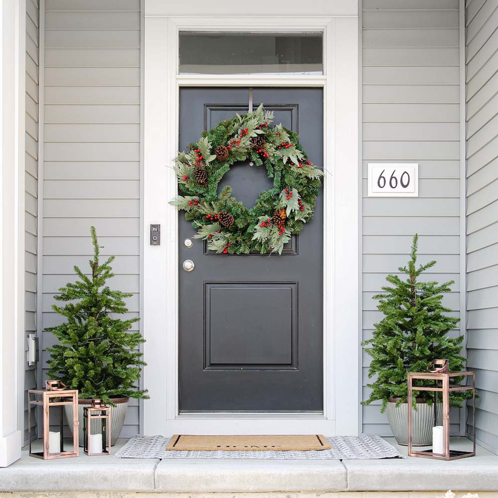 Natural Winter Wonderland Exterior Decor - The Home Depot