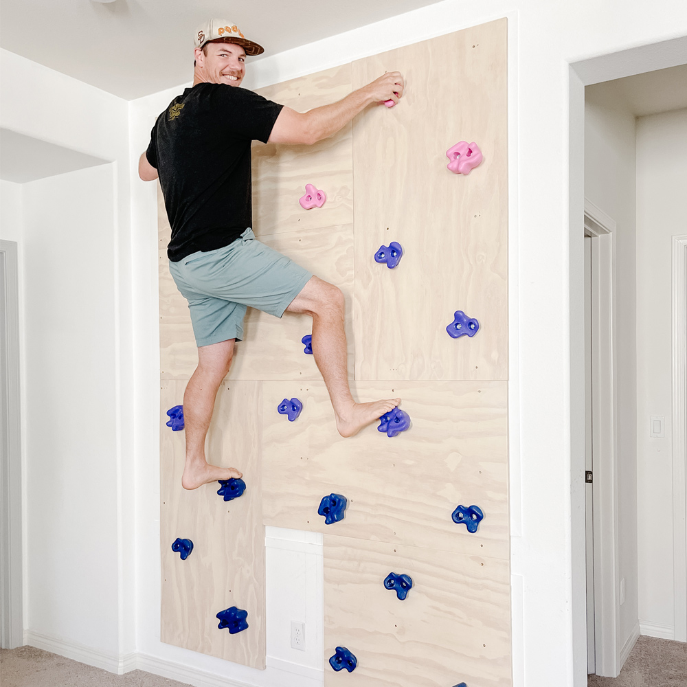 How to Build an Indoor Kids Rock Climbing Wall - The Home Depot