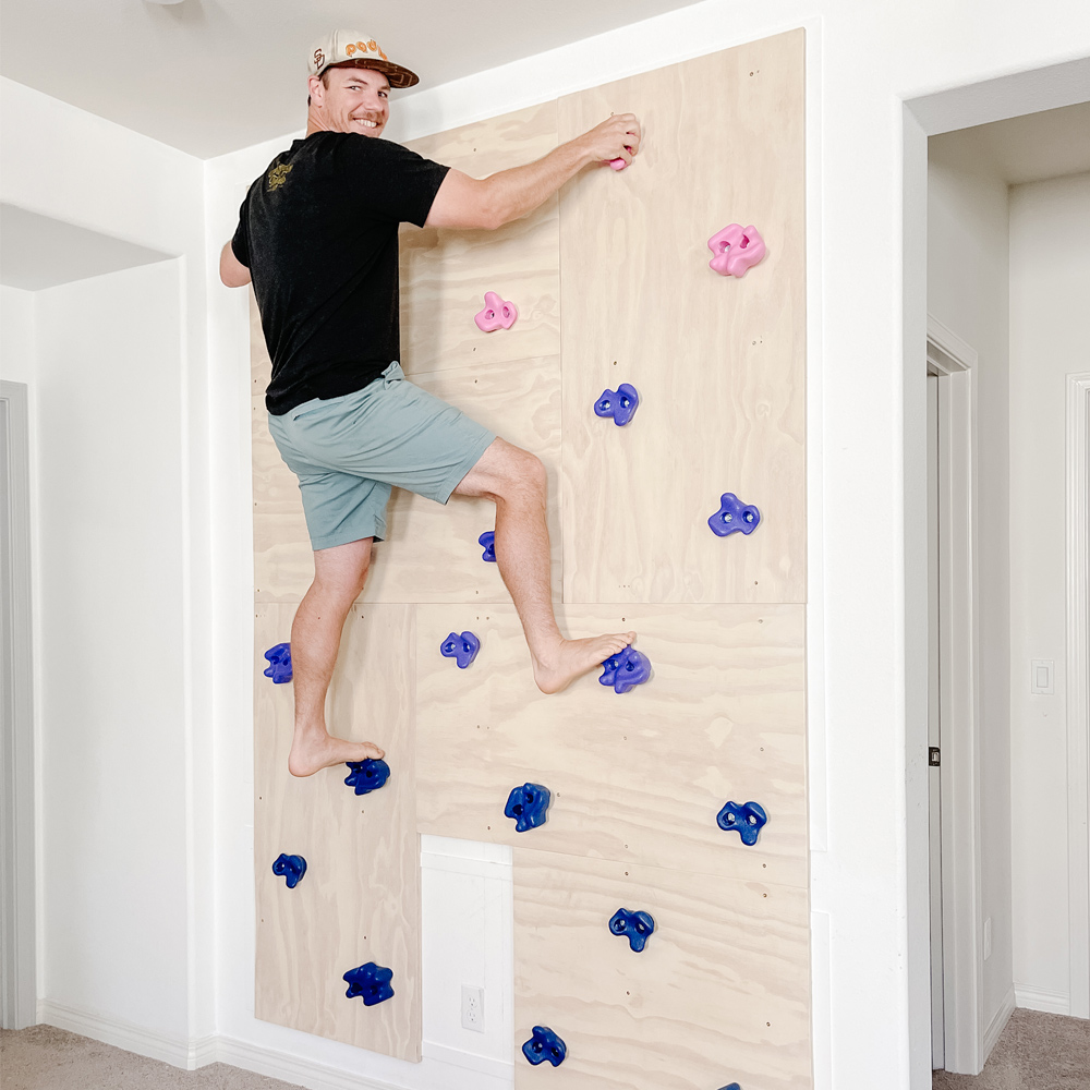 indoor climbing wall plans