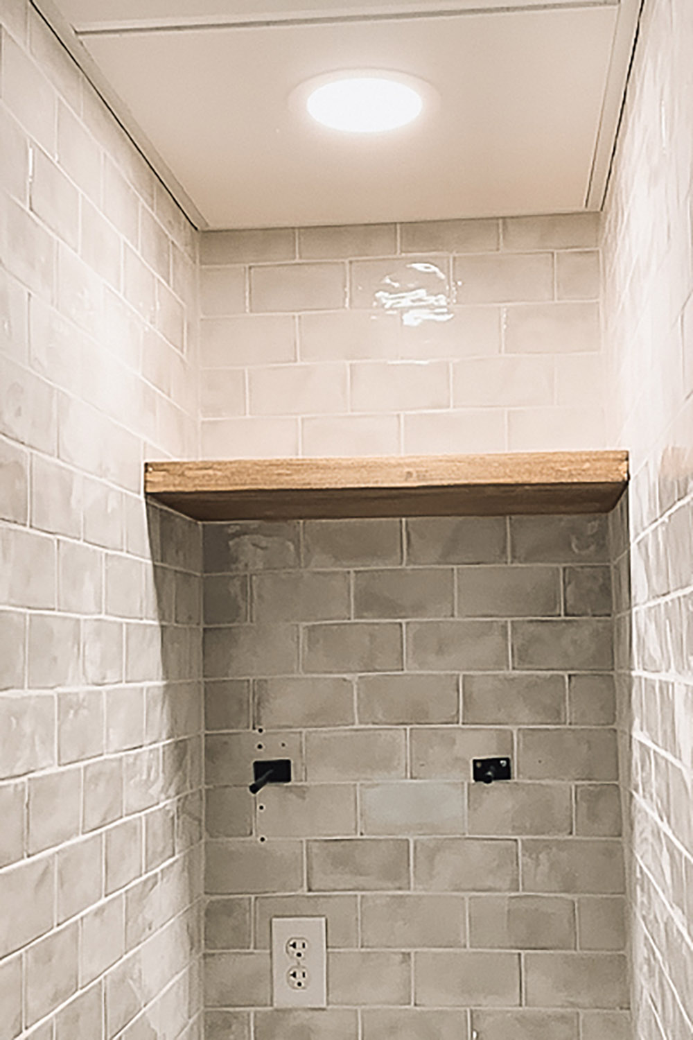 Shelf above the sink in laundry room. Shelf above the sink in laundry room.