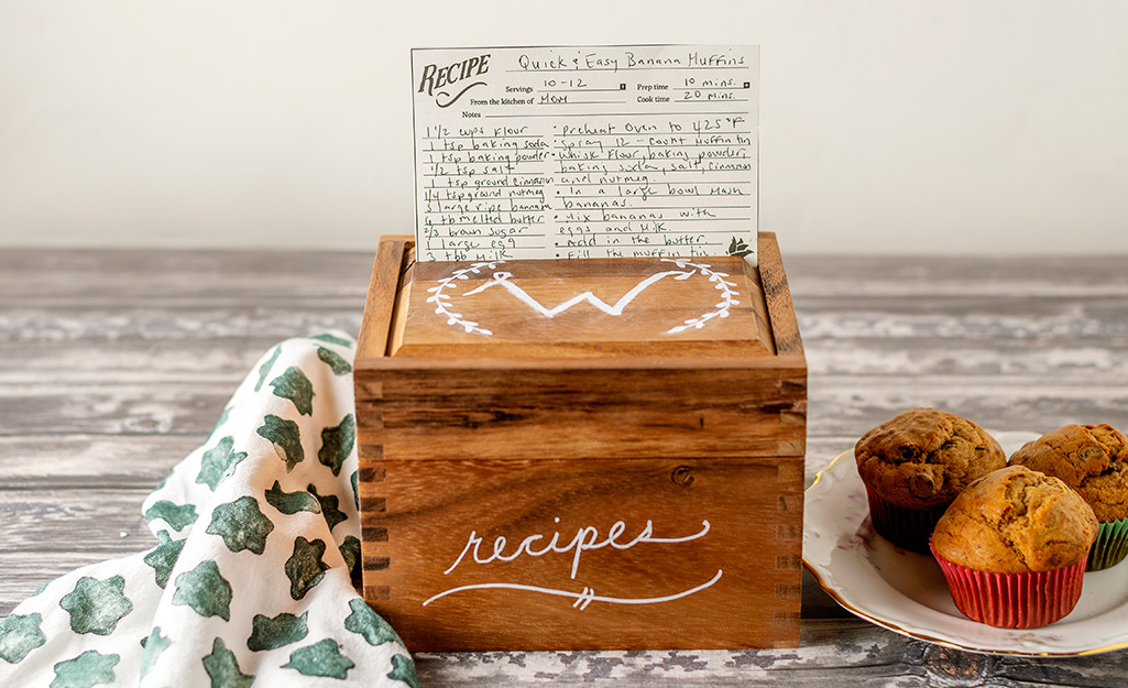 DIY Recipe Box The Home Depot