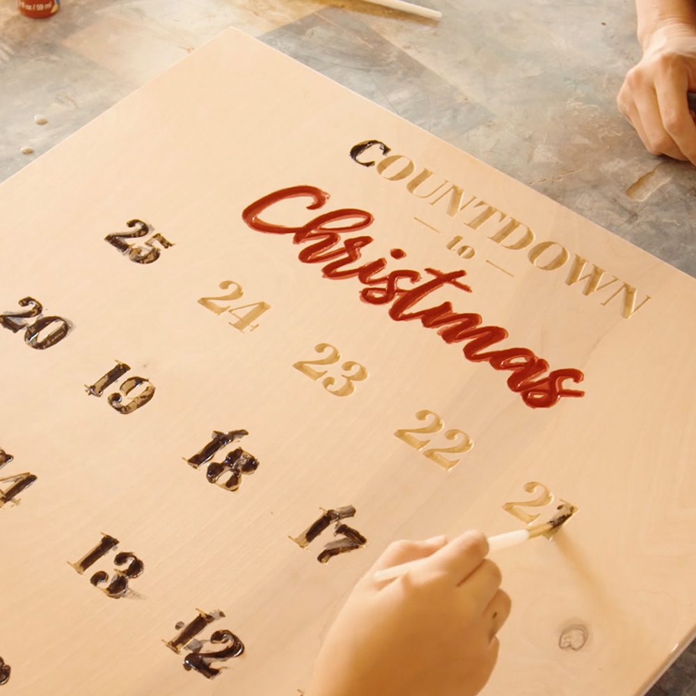 How to Build a Christmas Countdown Calendar The Home Depot