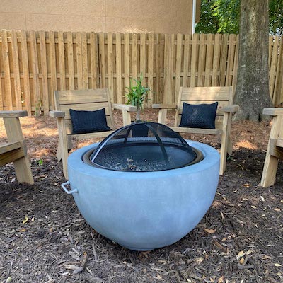 How To Set Up a Hampton Bay 36” Round Outdoor Concrete Wood Burning Fire Pit