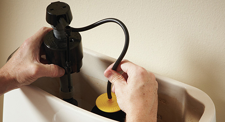 Replace the Tank Ball - Fixing Leaky Toilet Flapper