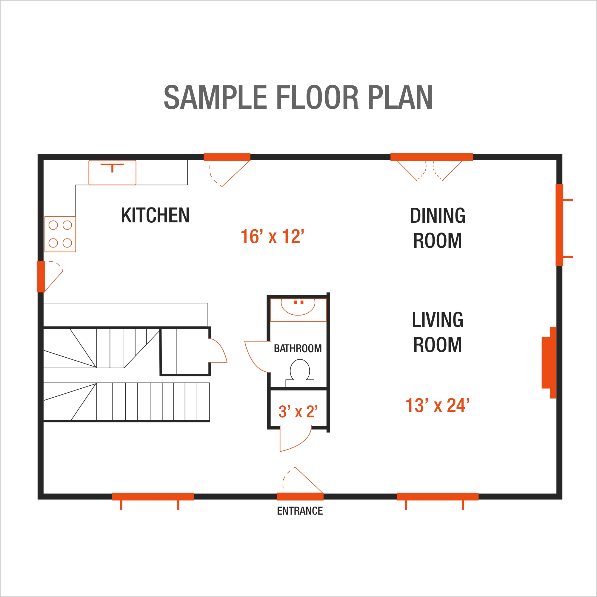 A sample floor plan.