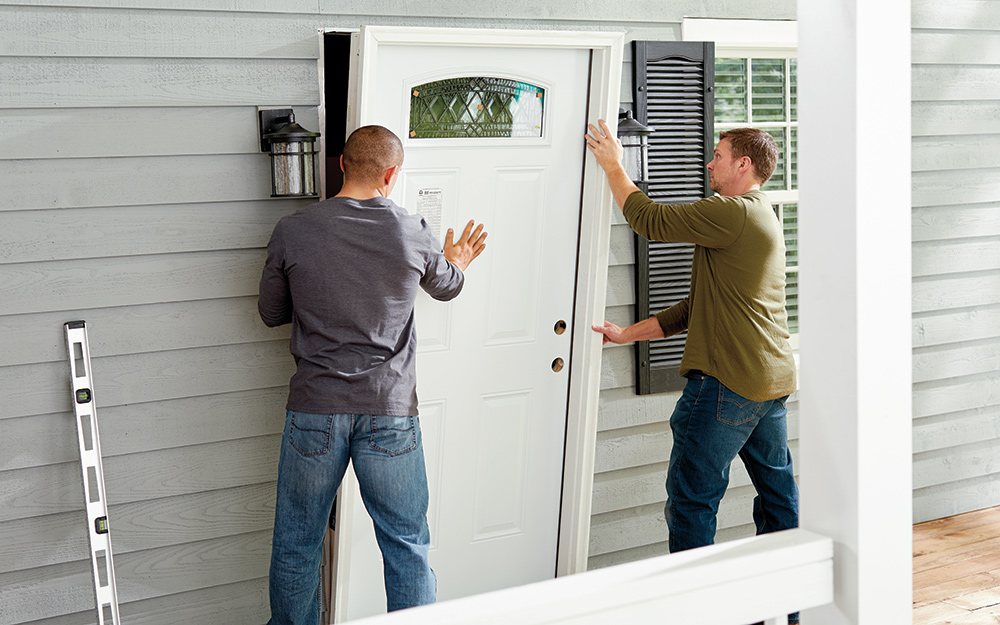 How To Install An Exterior Door The Home Depot