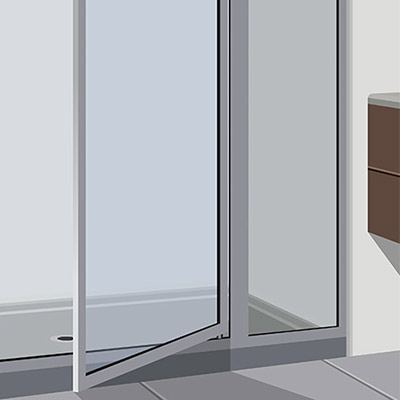 How To Install A Pivot Shower Door, Sliding Shower Door Parts Home Depot