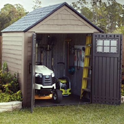 Types Of Sheds, Riding Lawn Mower Storage Ideas