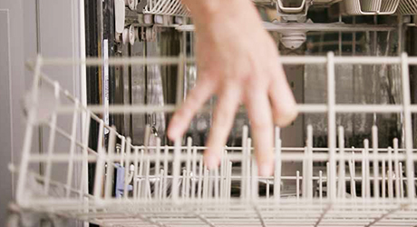 Cleaning a dishwasher Cleaning a dishwasher