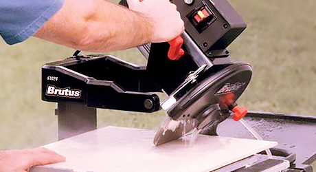 Making bevel cuts - Cut Tile Wet Saw Making bevel cuts - Cut Tile Wet Saw