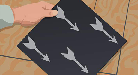 Lay remaining tiles - Install Parquet Tile Lay remaining tiles - Install Parquet Tile
