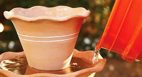 Add water - Make Terra Cotta Pot Fountain Add water - Make Terra Cotta Pot Fountain