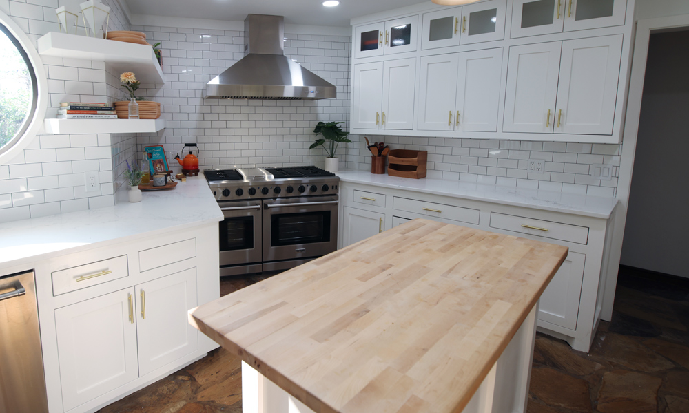 Installing a Butcher Block Countertop + Why We Chose It - Yellow Brick Home