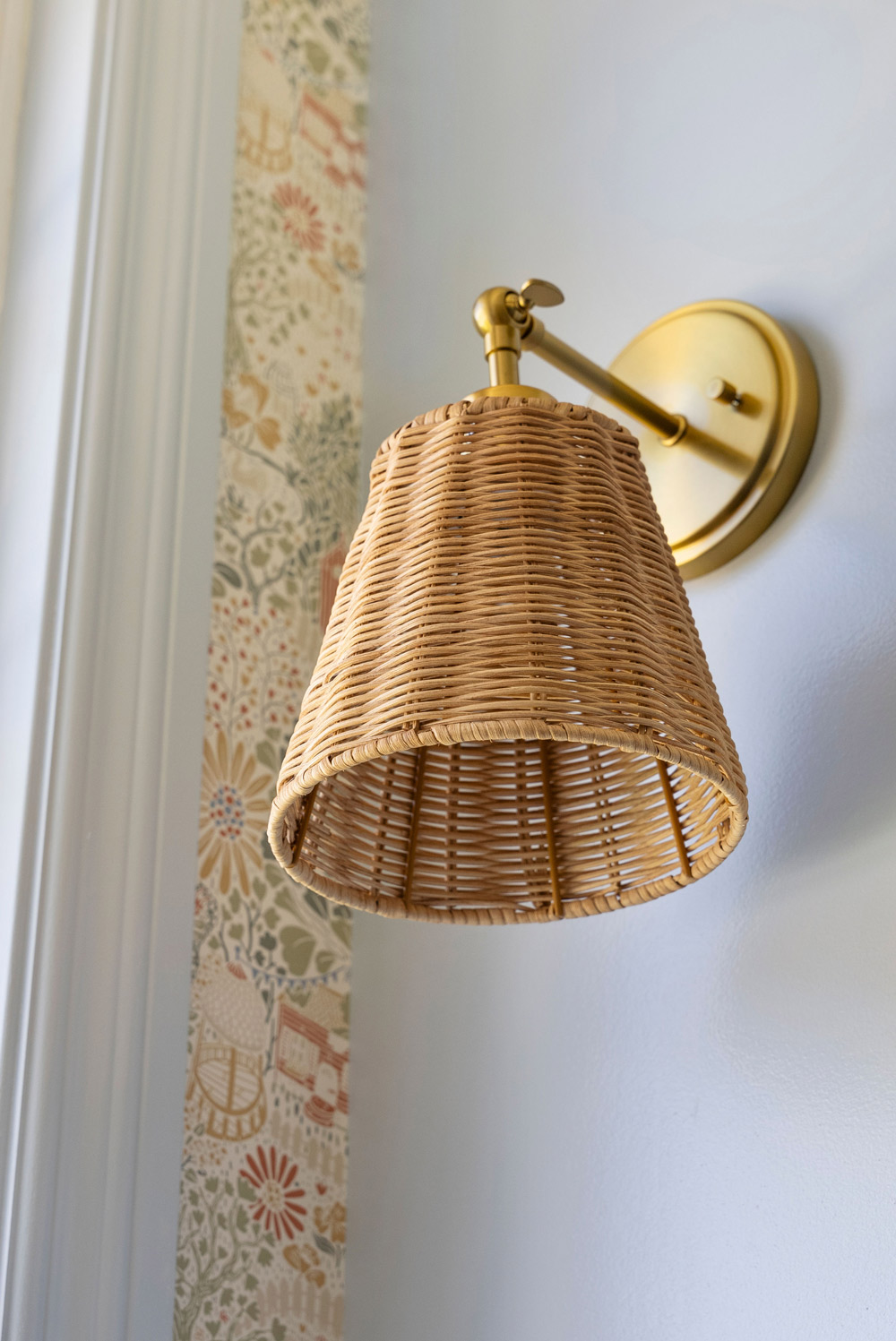 Close-up photo of a wall sconce. Close-up photo of a wall sconce.