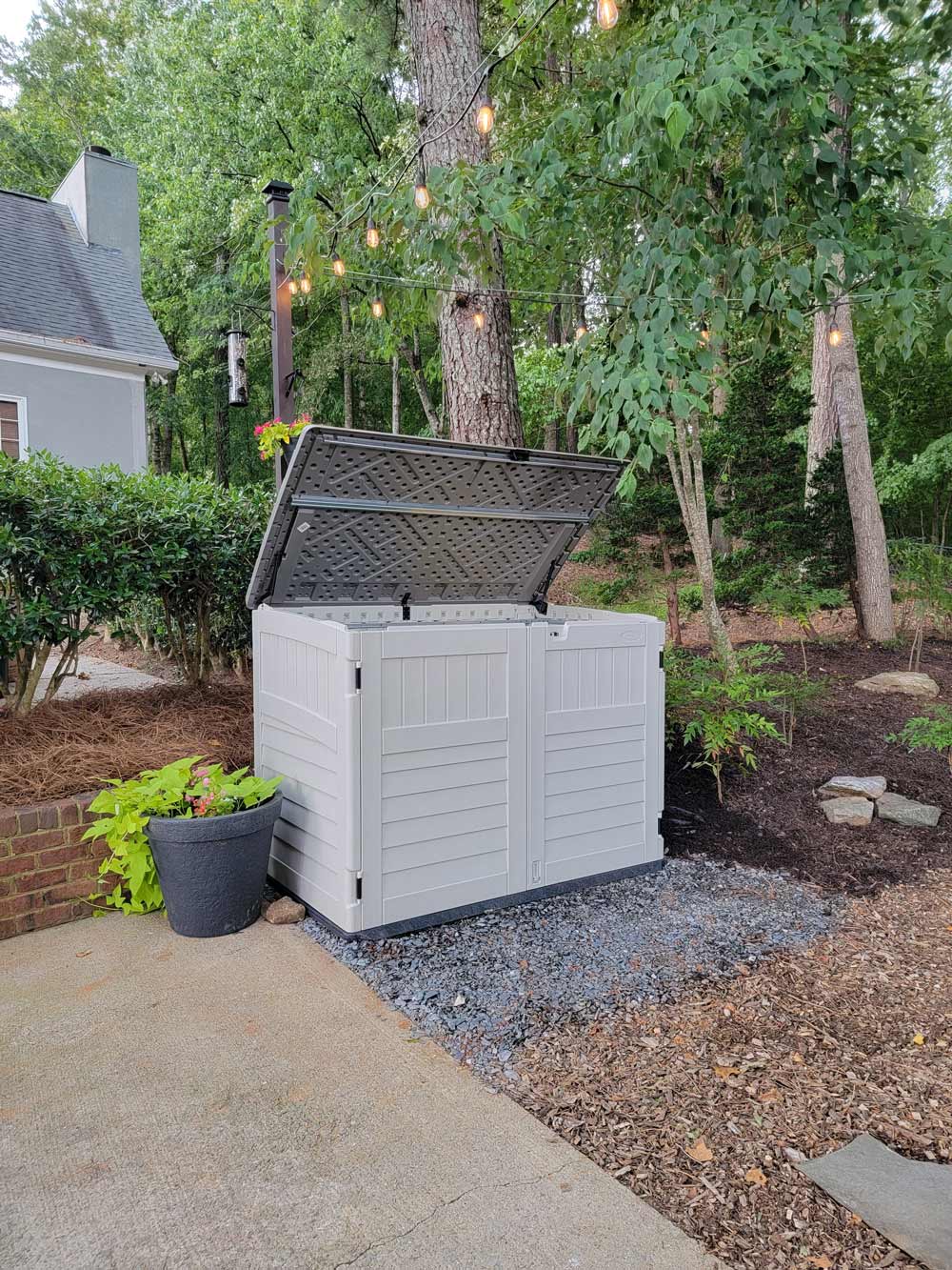 Attractive Outdoor Trash Can Storage - QB Blog