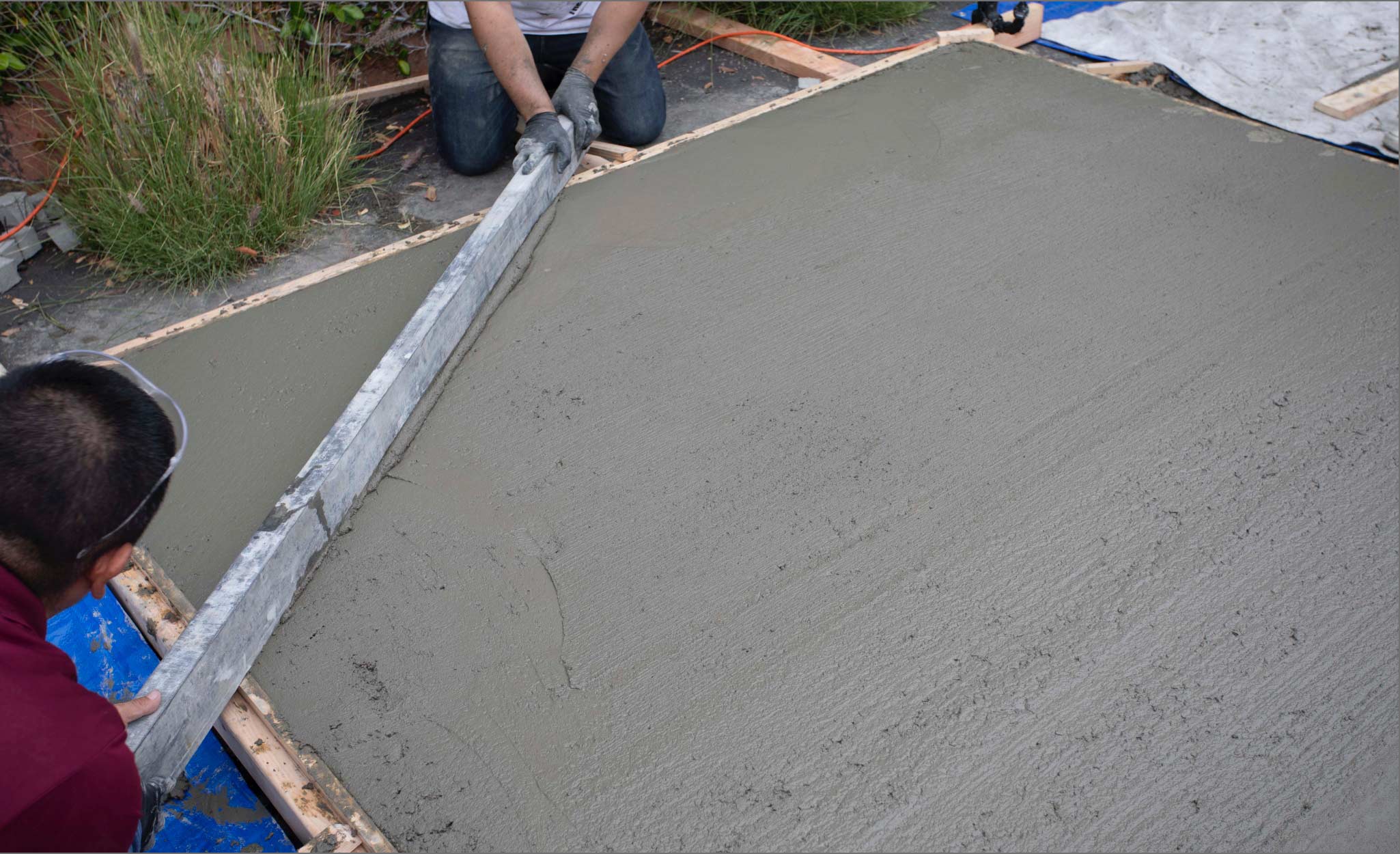 How To Finish A Concrete Slab How to Lay Concrete - The Home Depot