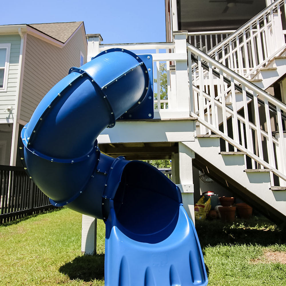 how-to-add-a-slide-to-your-backyard-deck-the-home-depot