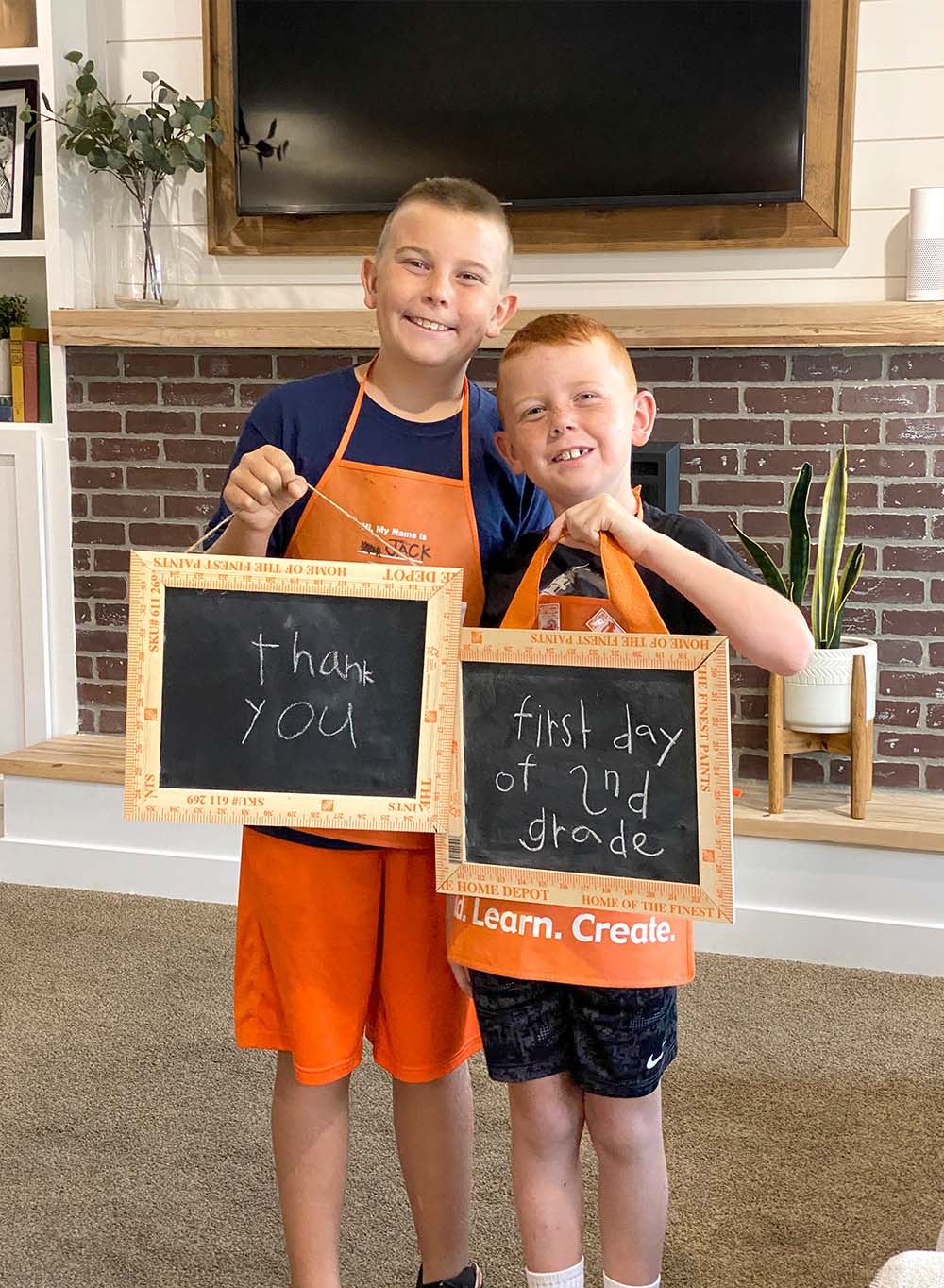 How To Make A Back To School Chalkboard The Home Depot   NatalieDalpias BTSKWS Blog12 