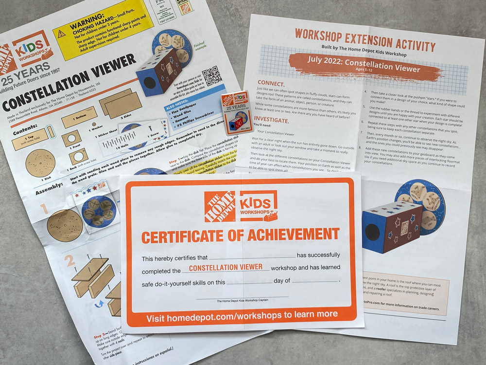 The Home Depot on X: Bring the July Kids Workshop kit home. This