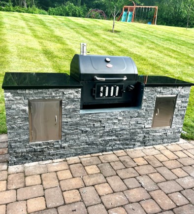 Finished grill station