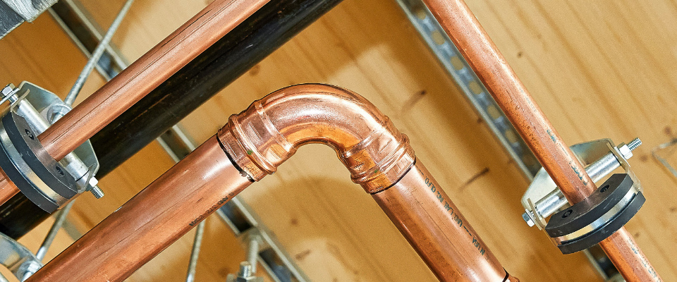 Press Fitted Copper Pipes