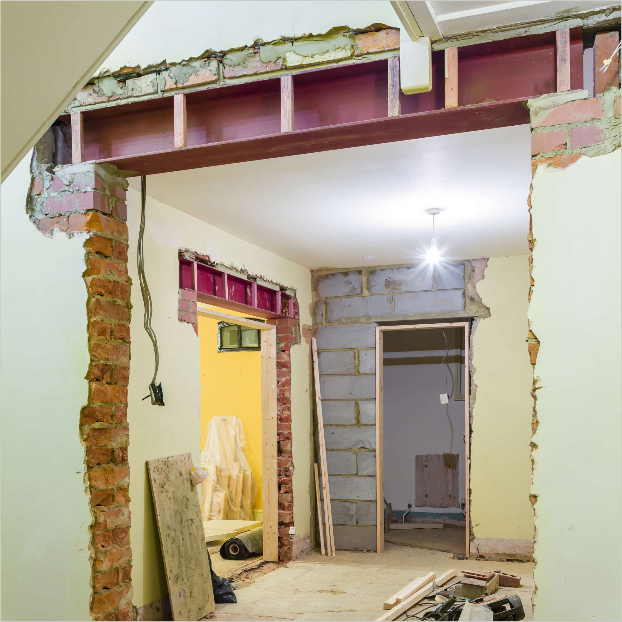 How To Remove A Load Bearing Wall The