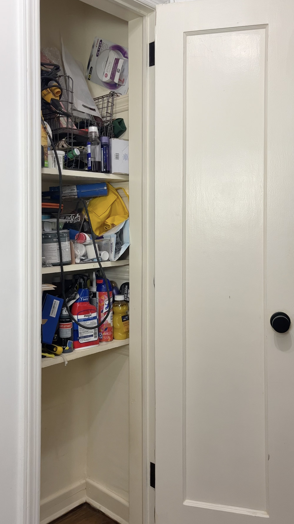 DIY Entryway Closet Makeover - DIY Huntress