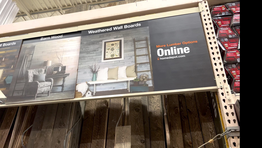 Weathered Wall Boards poster display. Weathered Wall Boards poster display.