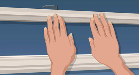 Seal gap where top sash meets - Weatherproofing Windows Seal gap where top sash meets - Weatherproofing Windows