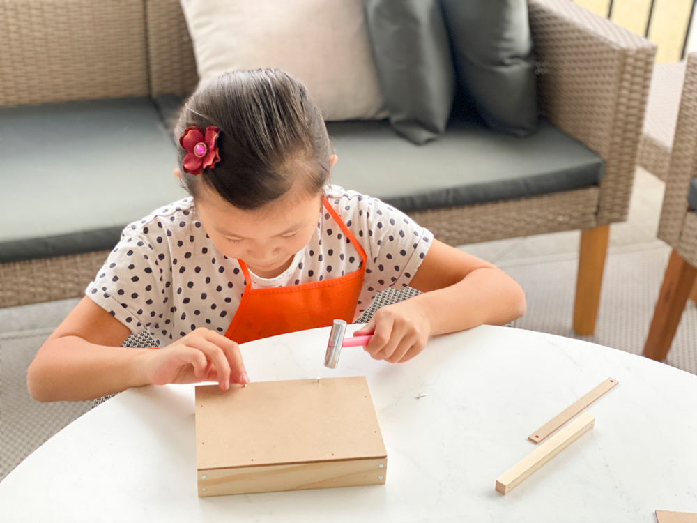 Home Depot Wooden Kids Workshop Flower Pencil Holder Kit 