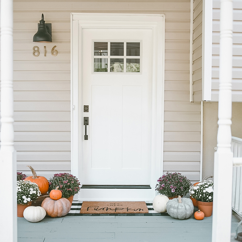 A Front Door Transformation for Fall - The Home Depot