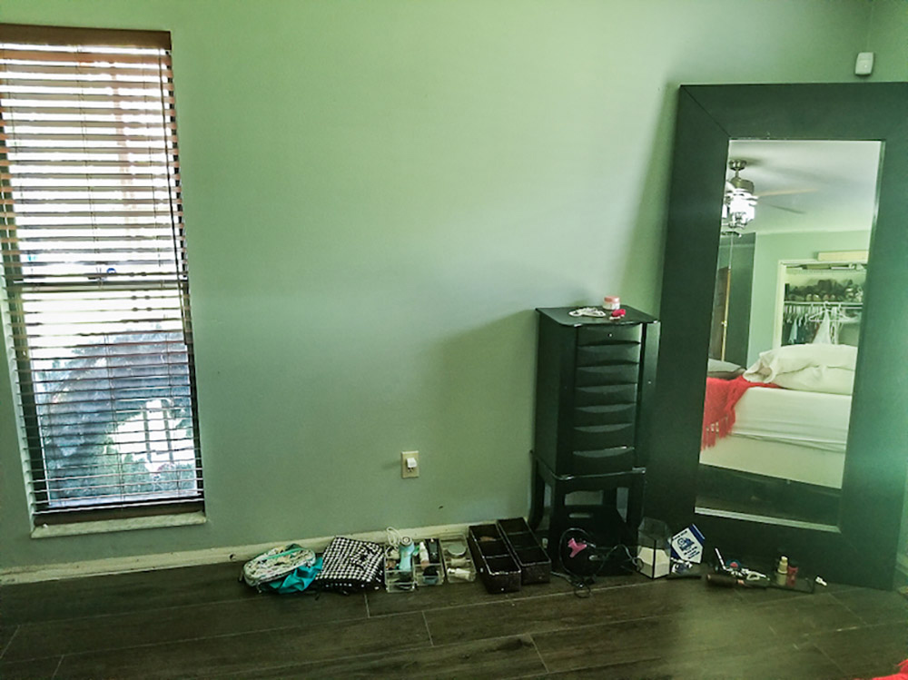 A room before getting an "insta-ready" space upgrade.