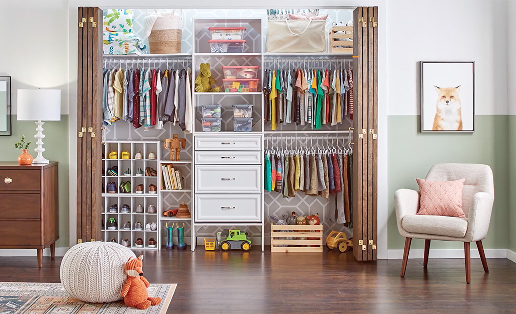 Baby Closet Organization, Storage Organizer Home Depot