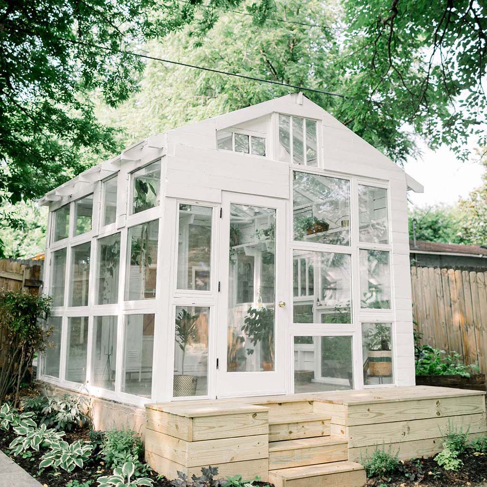 Before & After: A Beautiful Backyard Greenhouse