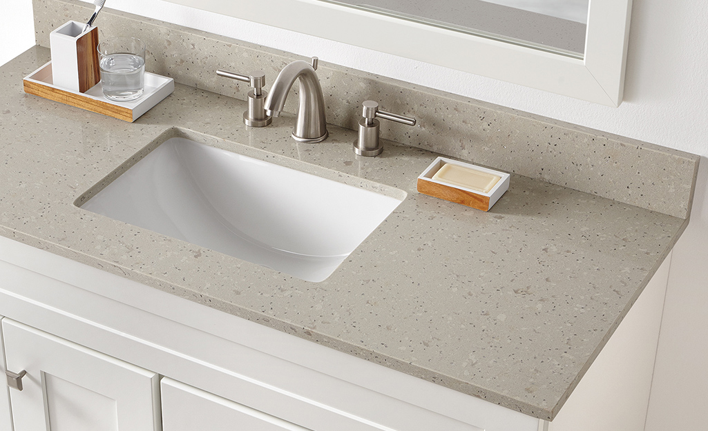 What is the best bathroom countertop material