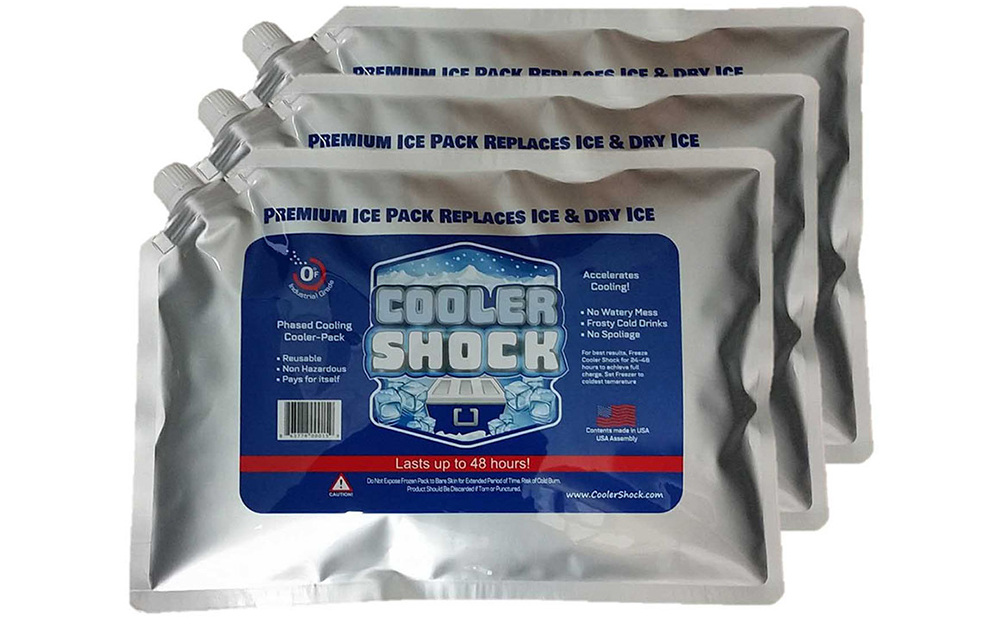 Ice packs for pre-chilling coolers