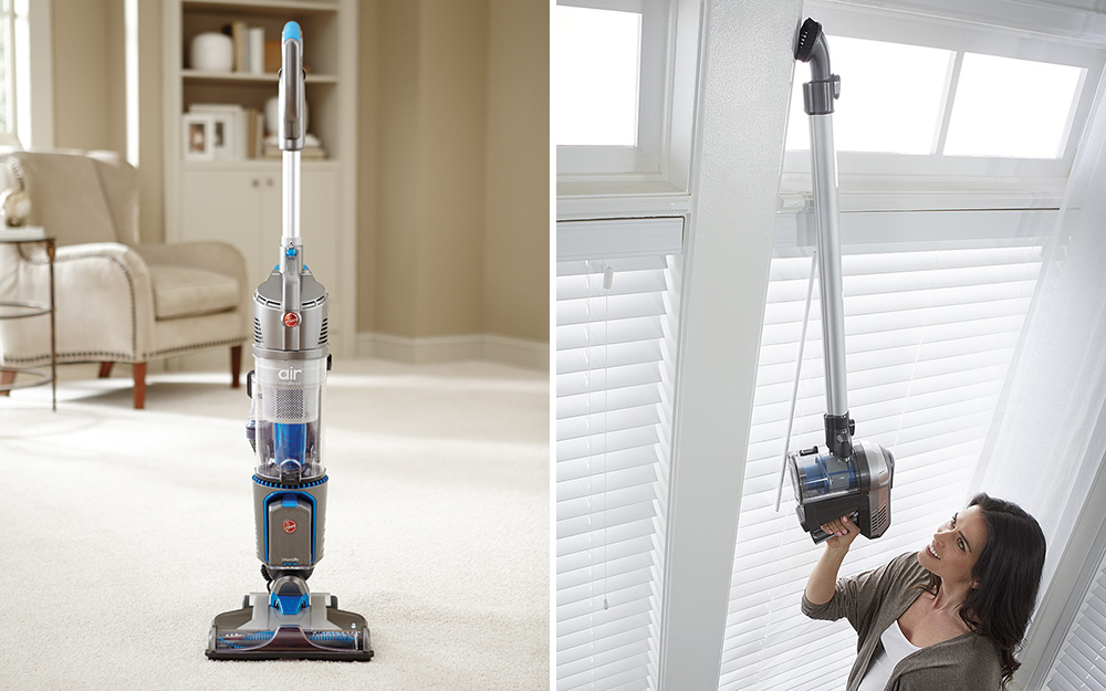 A side by side of two cordless vacuum options