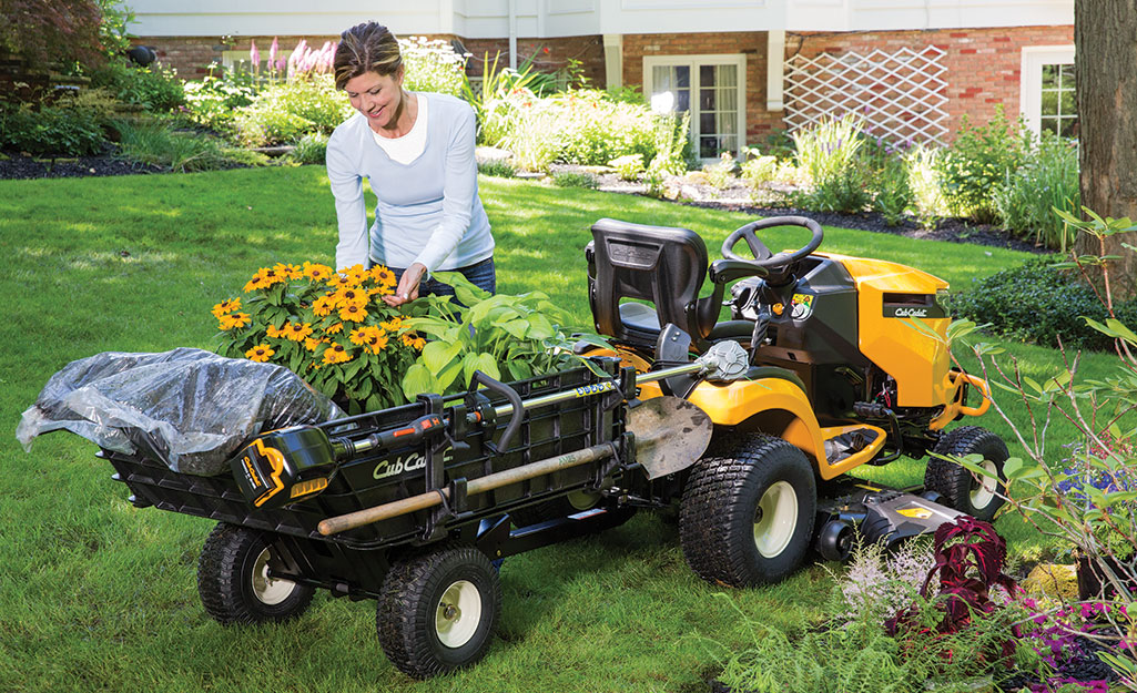 Riding lawn mower for best sale steep hills