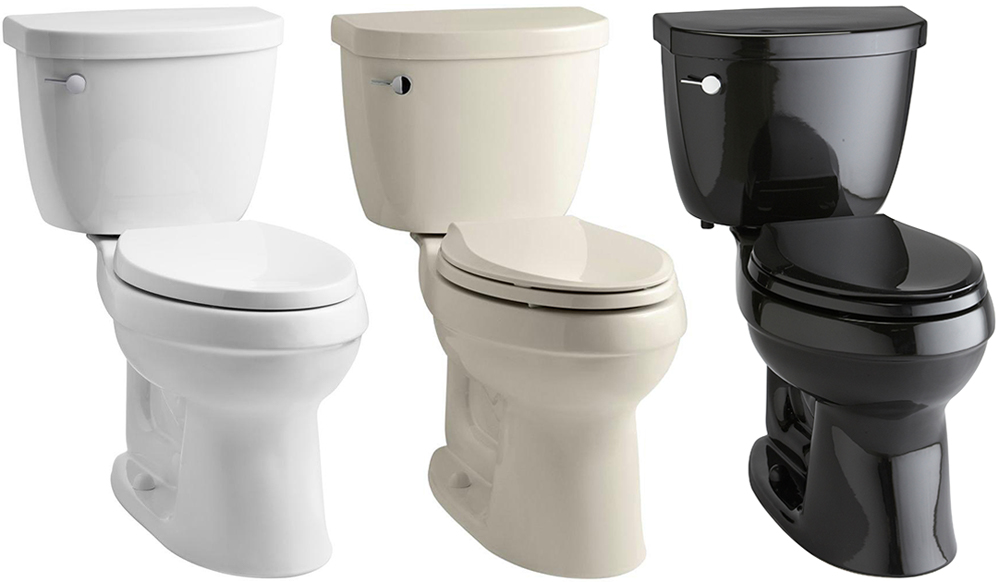 Standard - Black - Toilets - Bath - The Home Depot